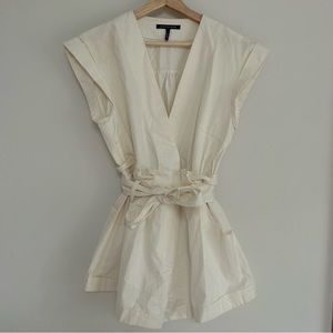 Marissa Webb white utility romper